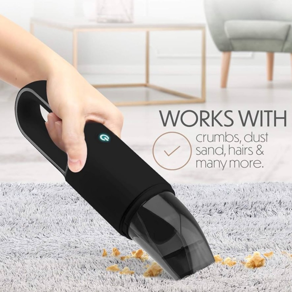 Portable Hand Vacuum Cleaner Cordless Dust Pet Hair Dirt Home Car Lightweight
